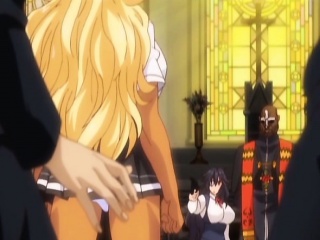 Hentai blondie brutally gangbanged